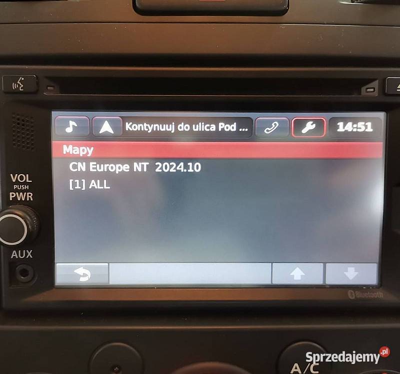 Suzuki Vitara Swift SX4 polskie menu język Mapa Akcesoria Łódź