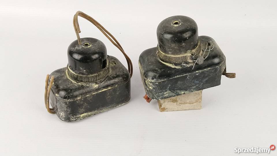 Stare zabytkowe bezpieczniki bakielitowe Cieszyn