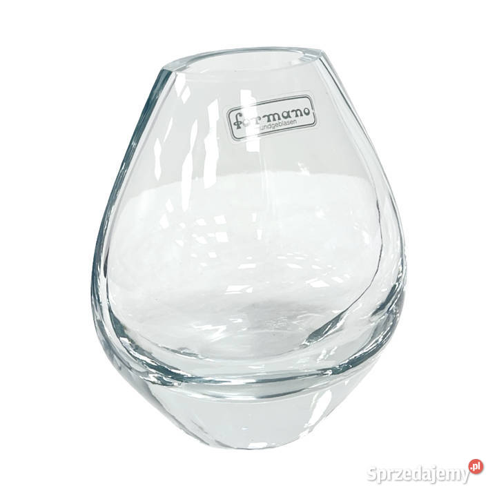 Szklany Wazon ręcznie formowany Minimalistyczny Warszawa