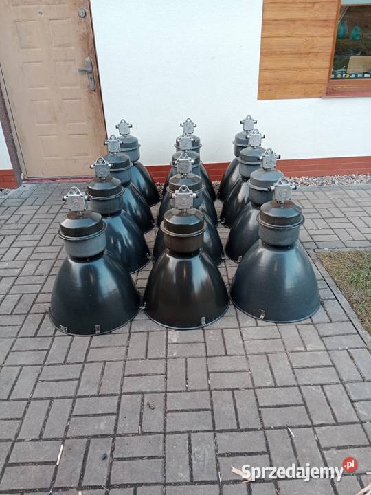 Stare wiszące lampy przemysłowe Kudowa-Zdrój
