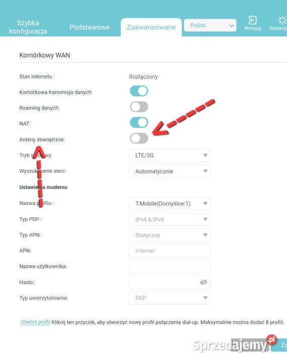 TPLink MX515v Stacjonarny Router LTE 4G sim Siedlce