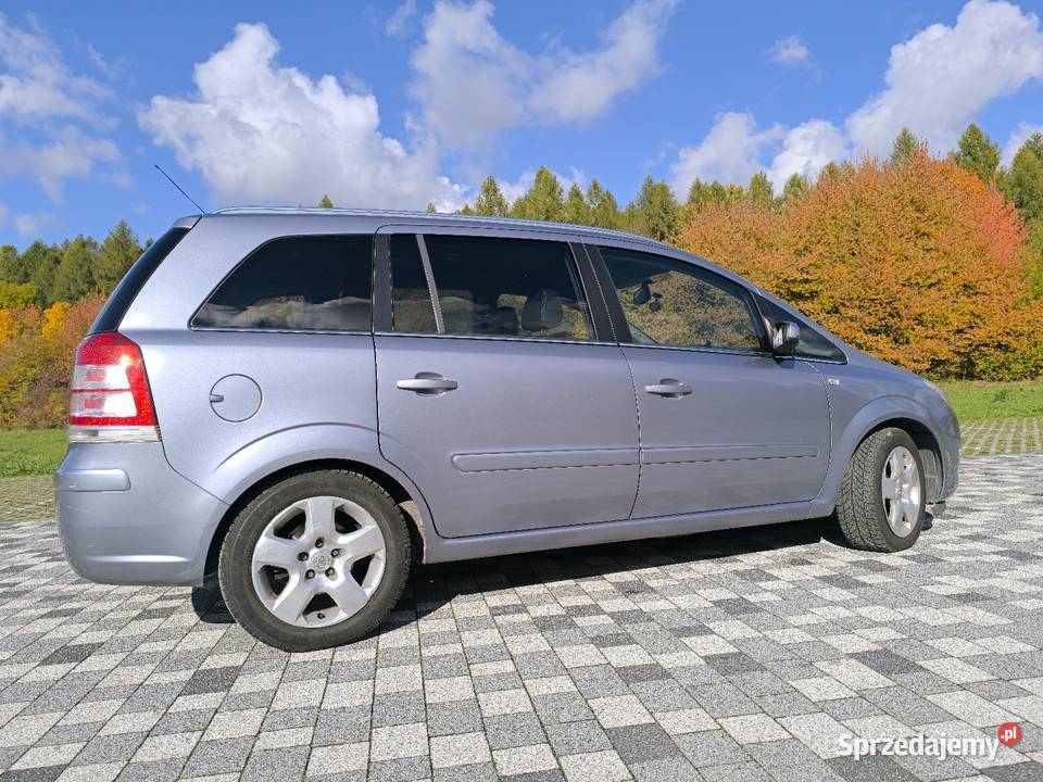 Opel ZAFIRA 18 140 GAZ 2009r wersja 7os Okazja podgrzewane fotele Zafira mazowieckie Piaseczno