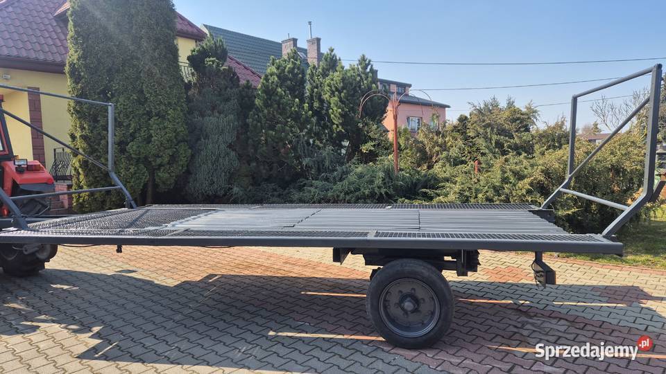 Przyczepa do bel słomy sprzedam