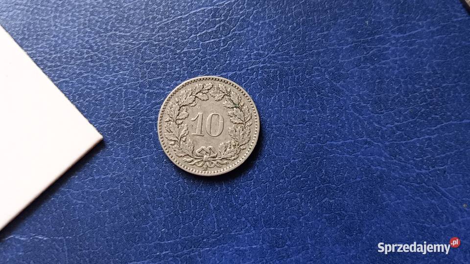 Stare monety 10 rappen 1926 Szwajcaria Numizmatyka Lesko
