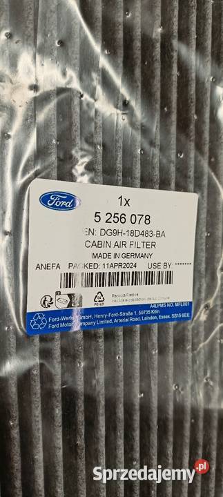 Ford OE 5256078 filtr kabinowy z węglem aktywnym Ropczyce