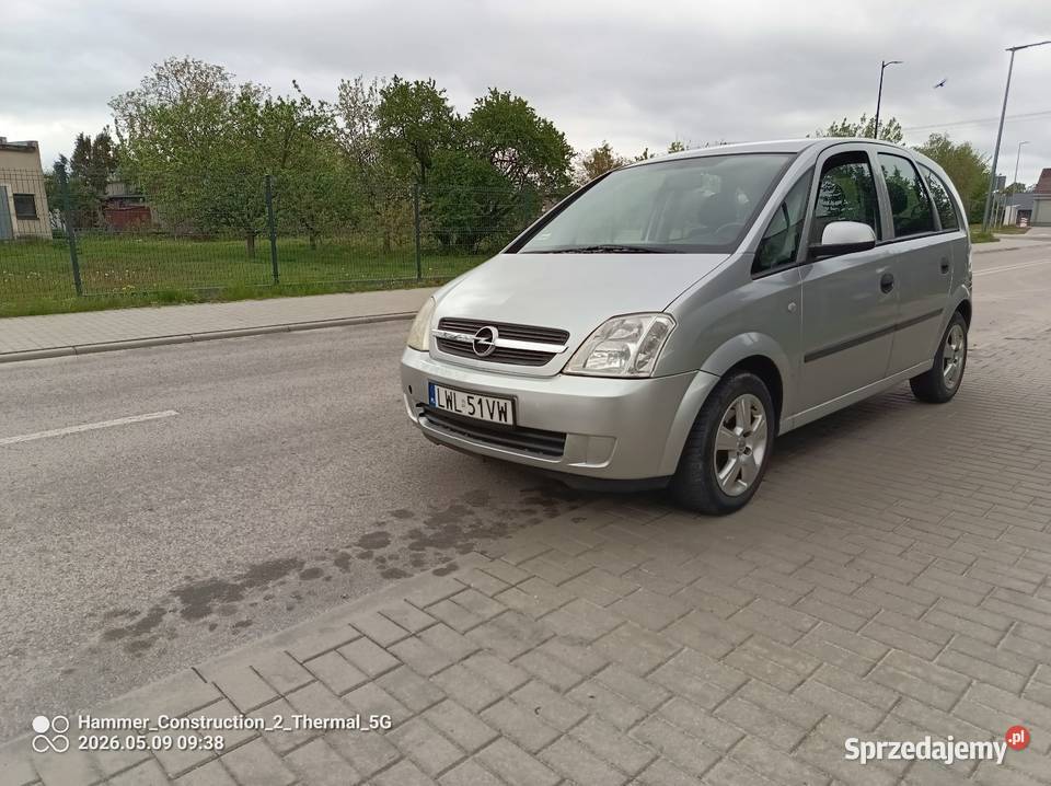 Opel Meriva 2004r 16 Benzyna doinwestowane lubelskie Włodawa
