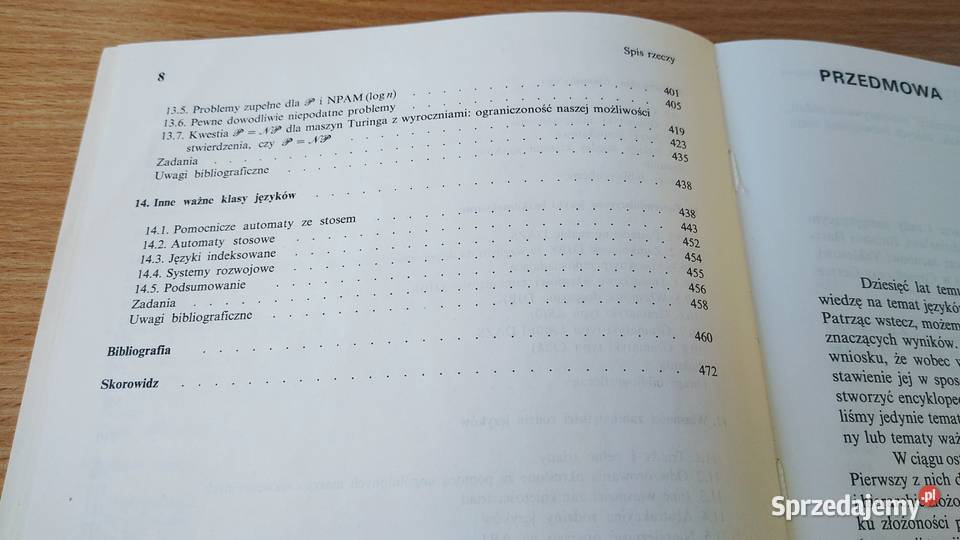 Wprowadzenie do teorii automatów języków i ISBN 8301112980 pomorskie Gdańsk sprzedam