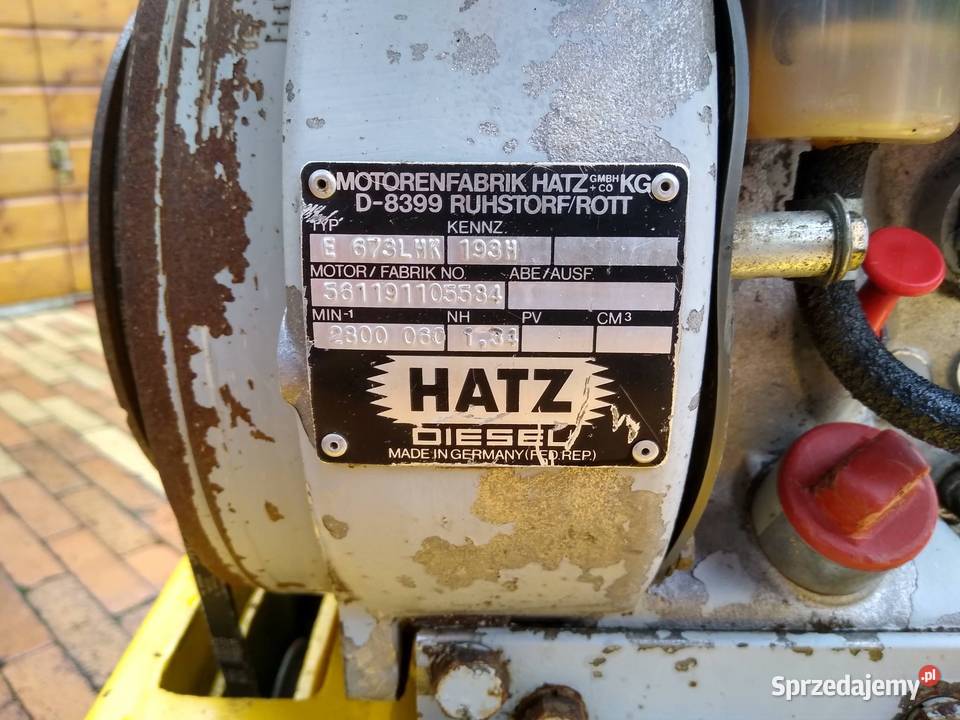 Zagęszczarka Bomag Hatz Diesel 195 z rewersem Pozostałe Kutno sprzedam