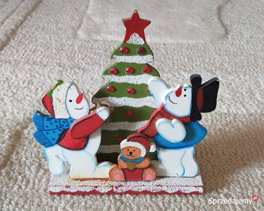 Figurka bożonarodzeniowa drewniana dziecka Warszawa