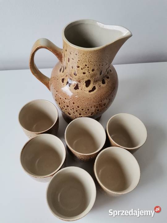 Stary zestaw do napojów Jaś porcelit Mirostowice Katowice