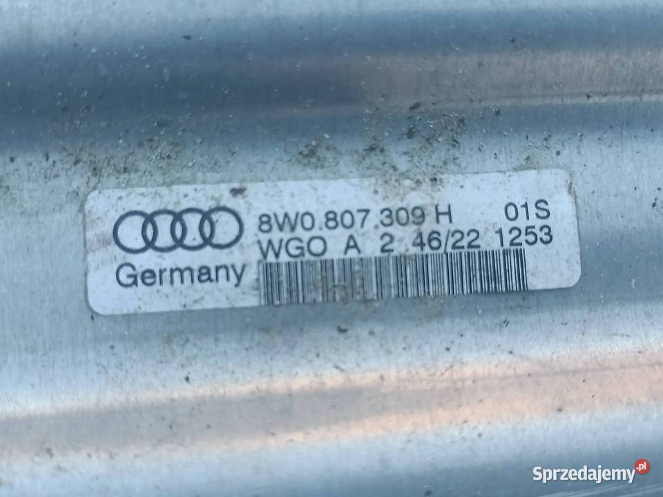 BELKA ZDERZAKA TYLNA TYŁ AUDI A4 B9 WZMOCNIENIE wielkopolskie Przemęt sprzedam