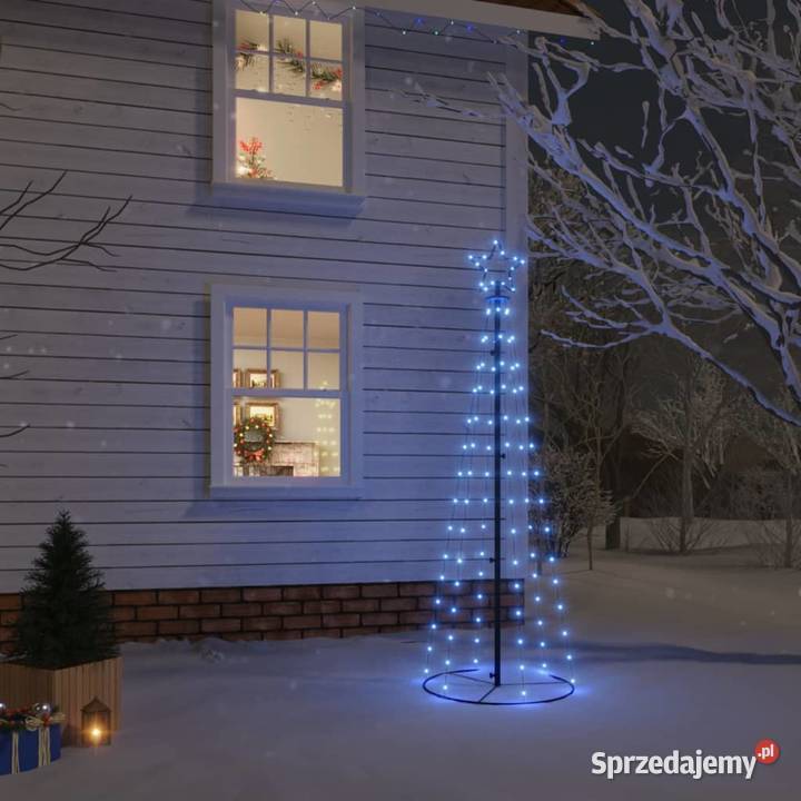 vidaXL Choinka stożkowa 108 niebieskich diod mazowieckie Warszawa