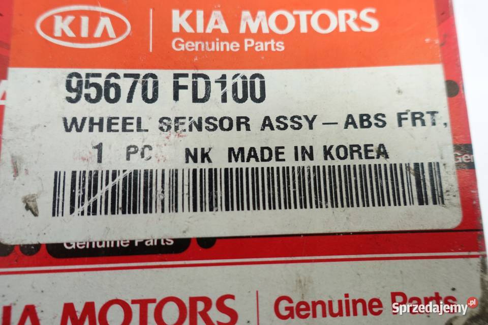 Kia Rio CZUJNIK ABS 95670FD100 PRAWY PRZÓD lubelskie