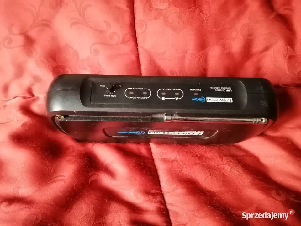 Bezprzewodowy system mikrofonowy uhf diversity Słuchawki i głośniki