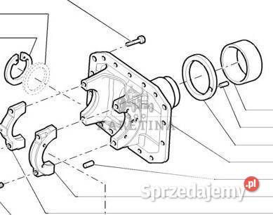 Holland T7000 T7030 Kosz Mechanizmu Różnicowego Jastrzębniki