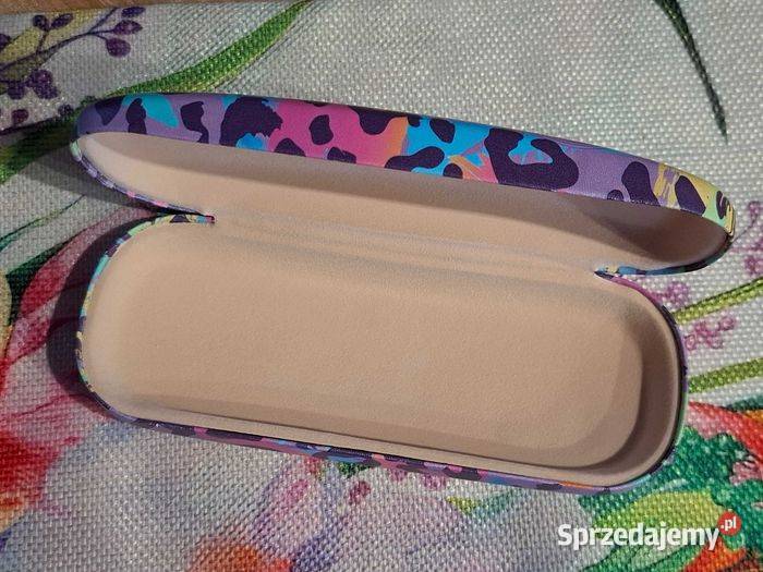 Etui na okulary kolorowa panterka Wąbrzeźno
