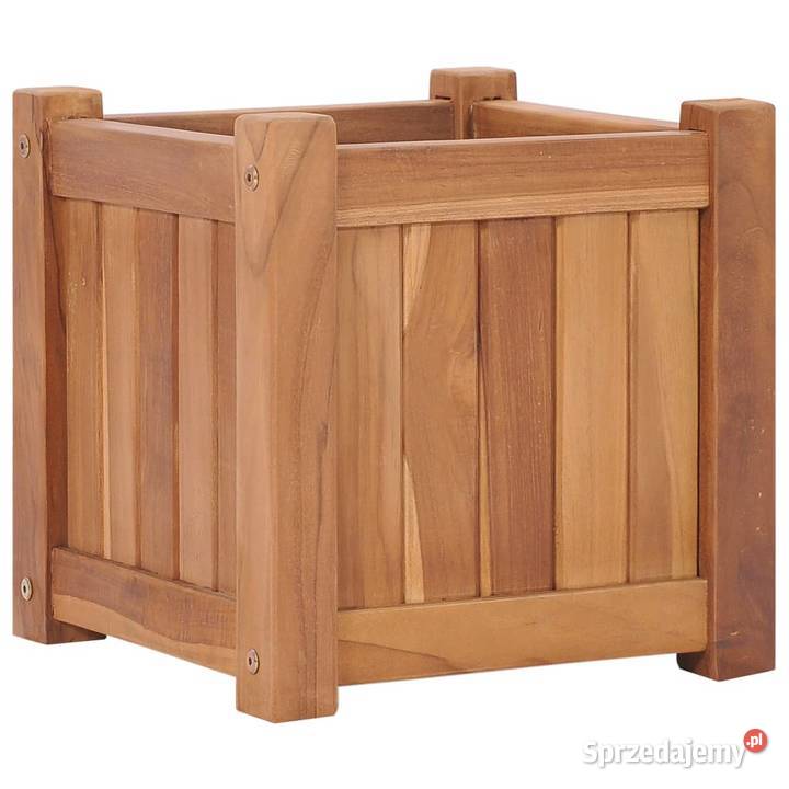 vidaXL Podwyższona donica 30x30x30 cm, lite drewno 48964