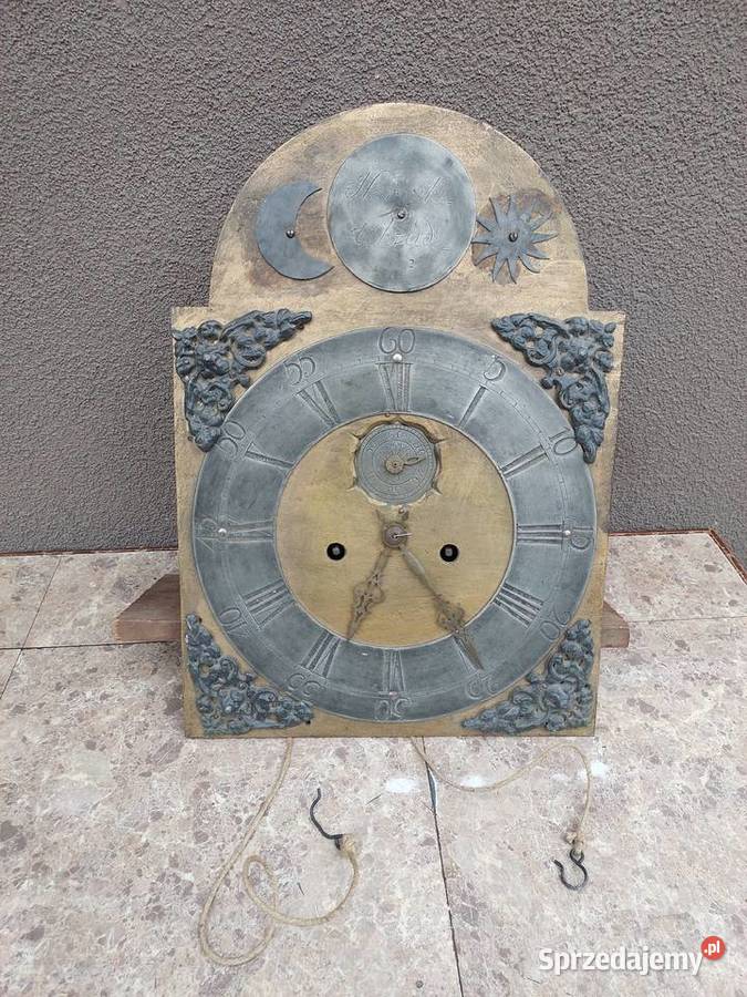 M176 Mechanizm zabytkowego zegara podłogowego Antyki