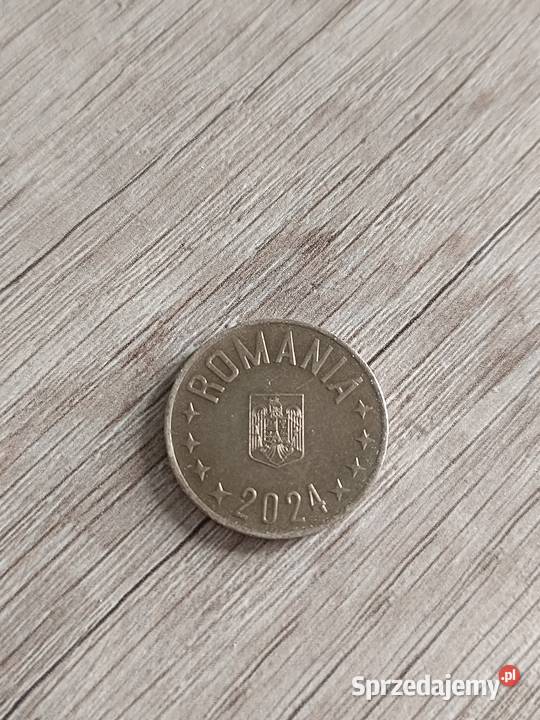 Moneta obiegowa 50 Bani Rumunia Romania 2024 Lej Rzeszów