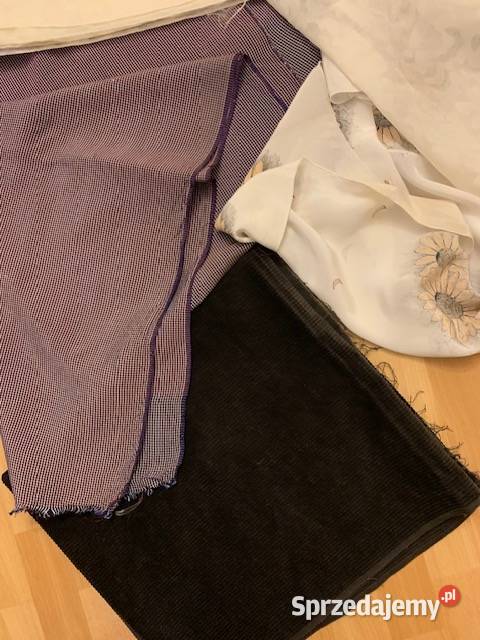 Materiały PRL 4 sztuki vintage lata 50te hurt Częstochowa