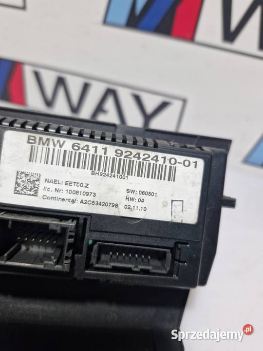 BMW E81 E82 E84 E87 E88 E90 PANEL STEROWANIA osobowe
