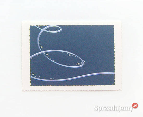 granatowa kartka świąteczna Boże Narodzeni Olsztyn