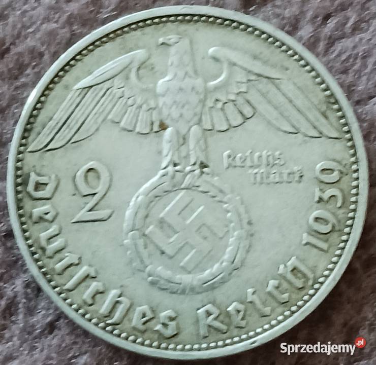 2 Marki Niemcy Paul von Hindenburg 1939 r men J wielkopolskie Konin sprzedam