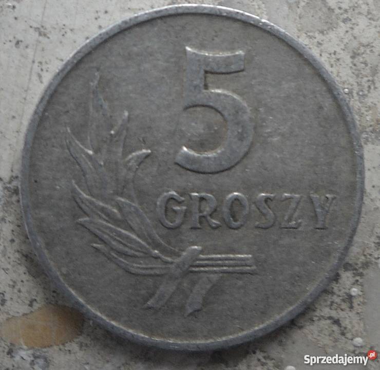 POLSKA5 GROSZY1962 r bzAL mazowieckie