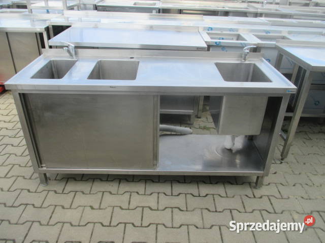 Zlew Gastronomiczny 3 Komorowy Z Drzwiami Gastronomia Ostrów Wielkopolski