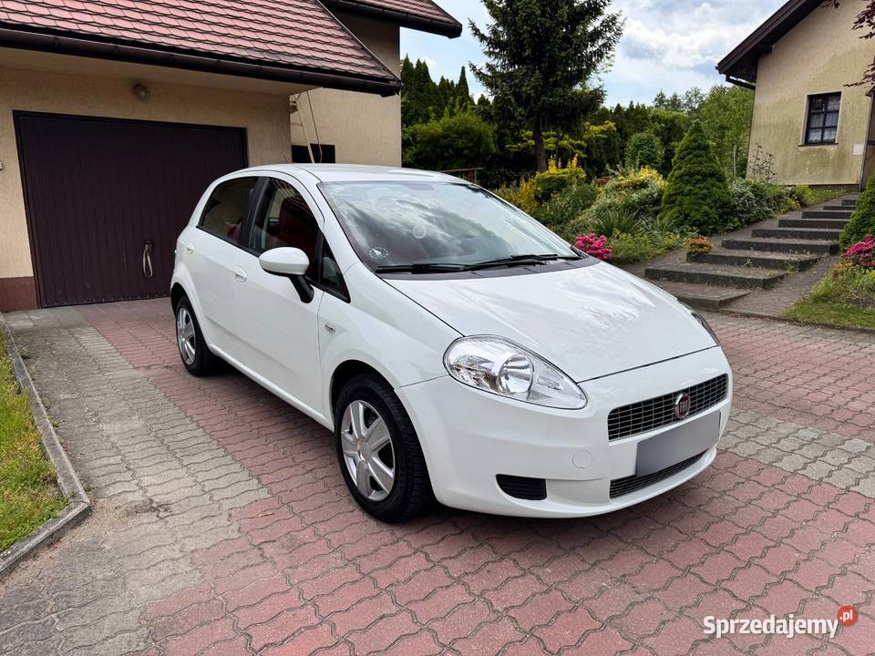 Fiat Grande Punto Czerwona skóra ABS