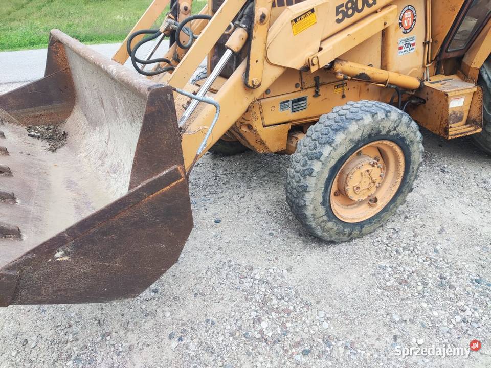 koparko ładowarka case 580G 1985 ładna 3 łyzki w Dodatkowy osprzęt sprzedam