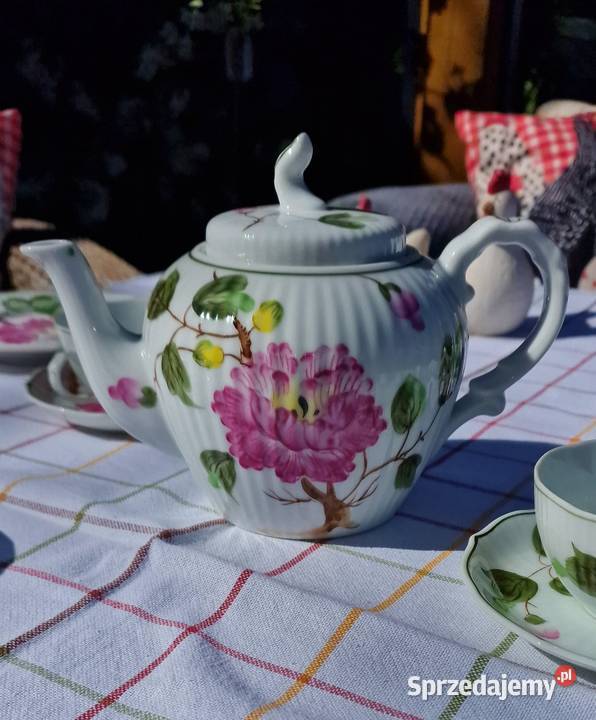 Porcelanowy serwis do herbaty August Wernecke