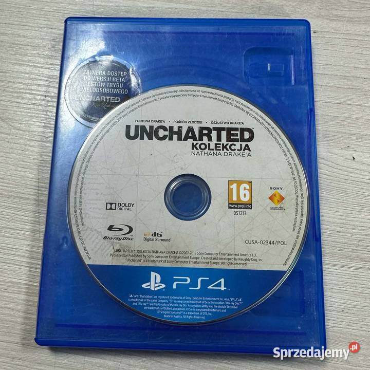 Gra na 4 Uncharted Kolekcja Natana Drake Elbląg sprzedam