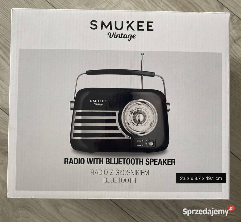 Radio retro vintage z funkcją Bluetooth Radioodtwarzacze Wodzisław Śląski