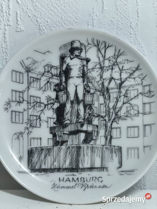 Stary talerzyk kolekcjonerski HAMBURG Hummel
