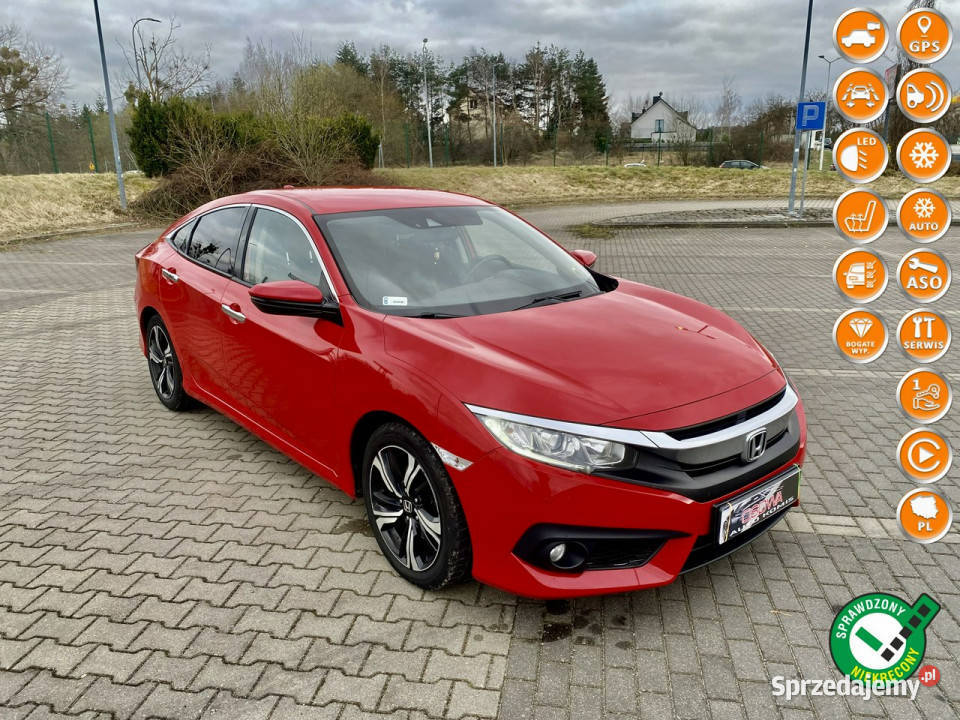 Honda Civic 15ivtec ledy Navi kamera salon 1 wl Gdańsk