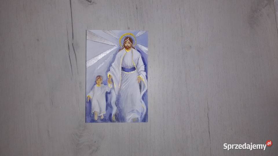 Ikonka Jezus prowadzący Katowice sprzedam