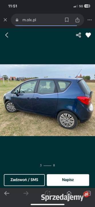 Opel Meriva 2011 13 d Ruszkowo