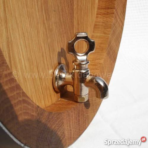 Kran do beczki dębowej pozłacany alkoholowy mały Warszawa