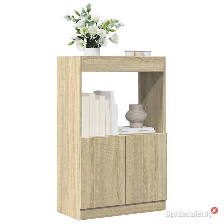 Wysoka szafka db sonoma 63x33x100 materiał Regały Warszawa