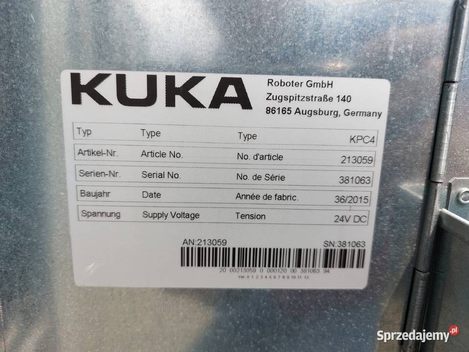 Robot KUKA KR210 QUANTEC KRC4 2015r FANUC ABB Gorzów Wielkopolski
