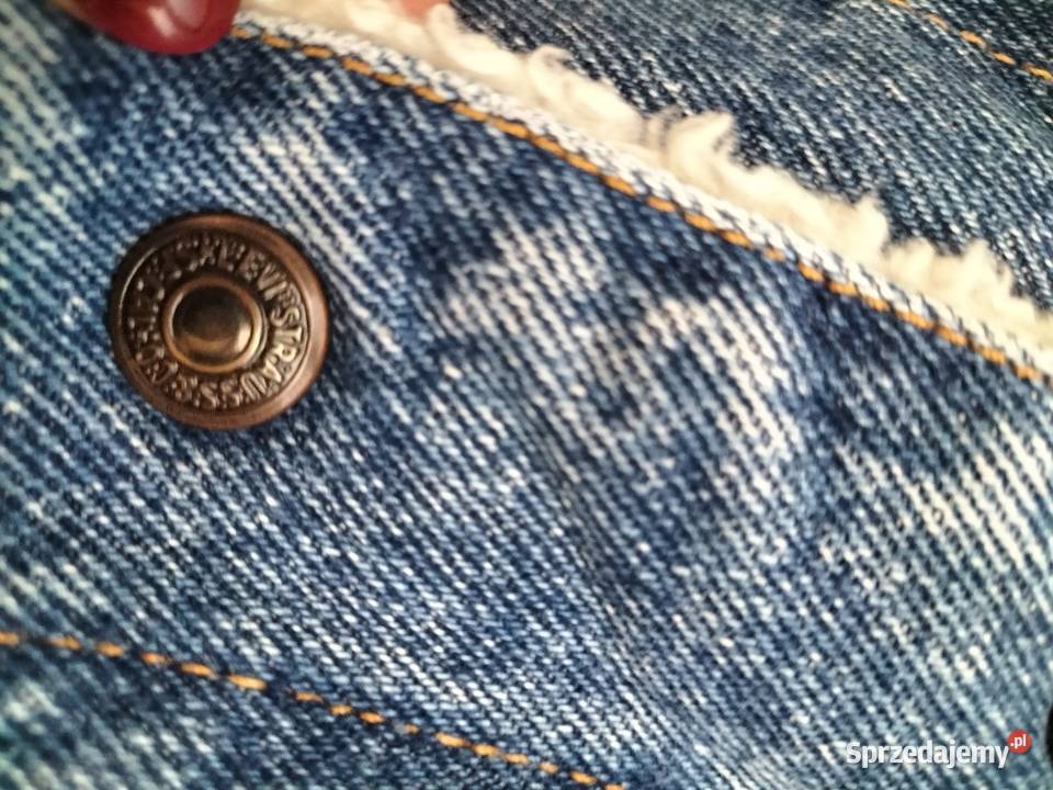 Dżinsowa ocieplana kamizelka Levis vintage retro Rozmiar 36(S) mazowieckie Warszawa sprzedam