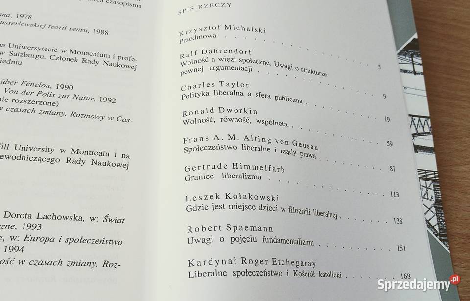 Społeczeństwo liberalne rozmowy w Castel Gdańsk