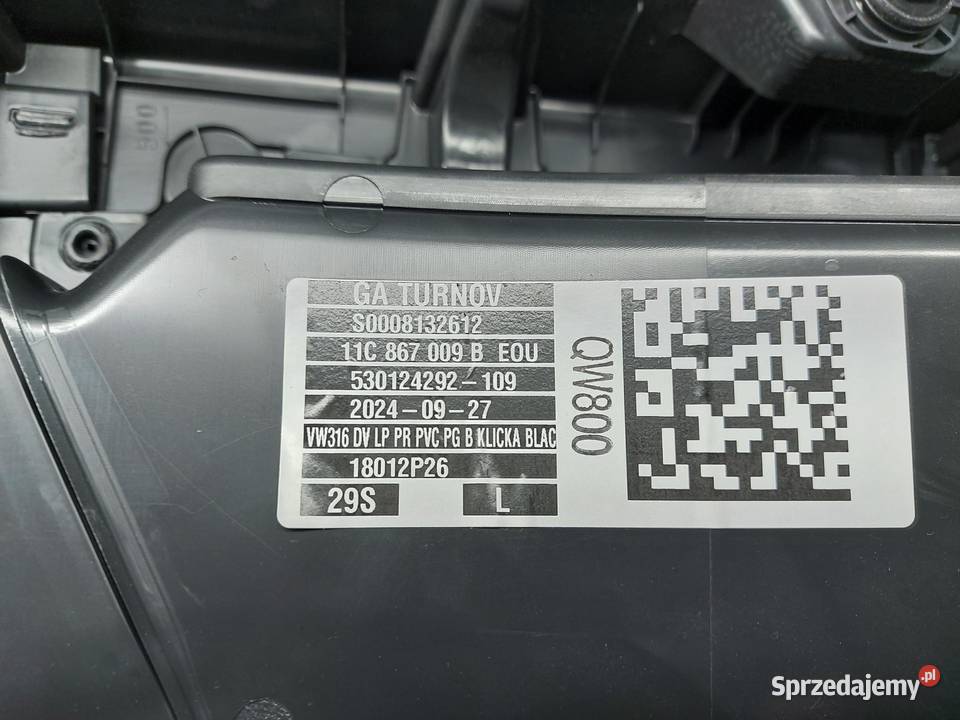 VW ID4 11A 2024r SUV 5D BOCZEK TAPICERKA DRZWI