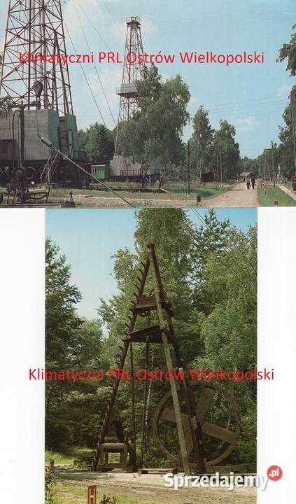 Bóbrka Muzeum Przemysłu Naftowego pocztówki PRL sprzedam