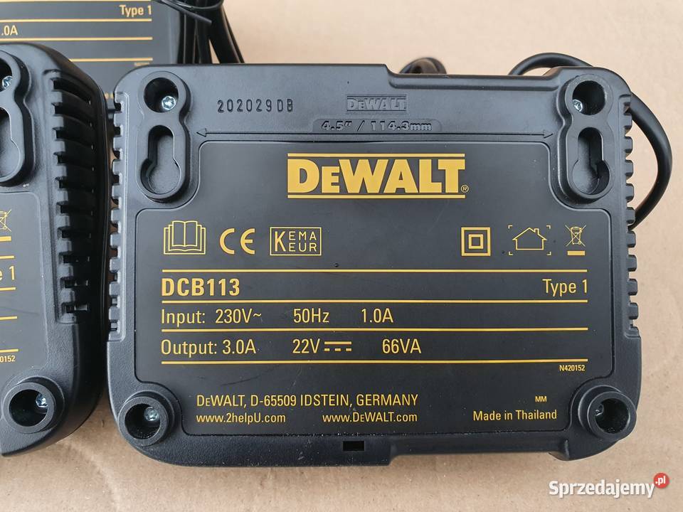NOWA DeWalt XR DCB113 szybka Ładowarka 108V 12V małopolskie sprzedam