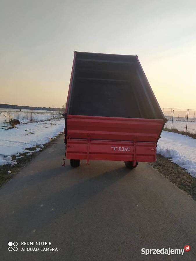 Przyczepa Tim wywrotka jednoosiowa nieuszkodzony Radzyń Podlaski
