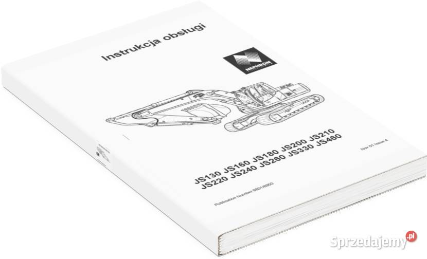Instrukcja obsługi DTR JCB 53170 katalog napraw Szamotuły