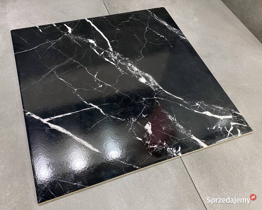CZARNY MARMUR gres 60x60 błyszczący NAJTANIEJ łódzkie Łask