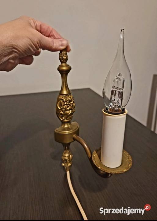 Kinkiet mosiądz vintage